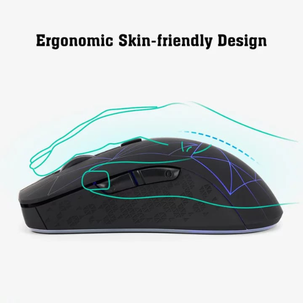 Mouse RBG inalámbrico recargable - Imagen 2